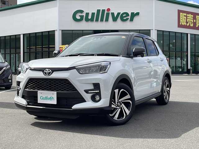 トヨタ ライズ Z 長野県 2025(令7)年 0.4万km ブラックマイカメタリック/シャイニングホワイトパール 登録時走行距離 3741km/禁煙車/７インチ社外ナビ/（CN-HE02WD）/Bluetooth Audio/全周囲カメラ/バックカメラ/ビルドインＥＴＣ/シートヒーター（Ｄ＋Ｎ席）/前後ドライブレコーダー/追従クルーズコントロール/コーナーセンサー前後/レザー調シートカバー全席/オートマチックハイビーム/ステアリングスイッチ/フロアマット/プッシュスタート/ＬＥＤヘッドライト/オートライト/フロントフォグランプ/リヤフォグランプ/スマートキー/スペアキー×１/横滑り防止機能/盗難防止機能
