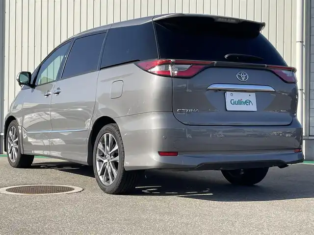 トヨタ エスティマ アエラス プレミアム 富山県 2017(平29)年 10.2万km アイスチタニウムマイカメタリック ワンオーナー/純正フリップダウンモニター/8インチナビ/フルセグＴＶ/Bluetooth/DVD再生/バックカメラ/両側パワースライドドア/クルーズコントロール/オートマチックハイビーム/衝突軽減ブレーキ/レーンディパーチャーアラート/コーナーセンサー/ビルトインETC/パワーシート/7人乗り/LEDオートライト