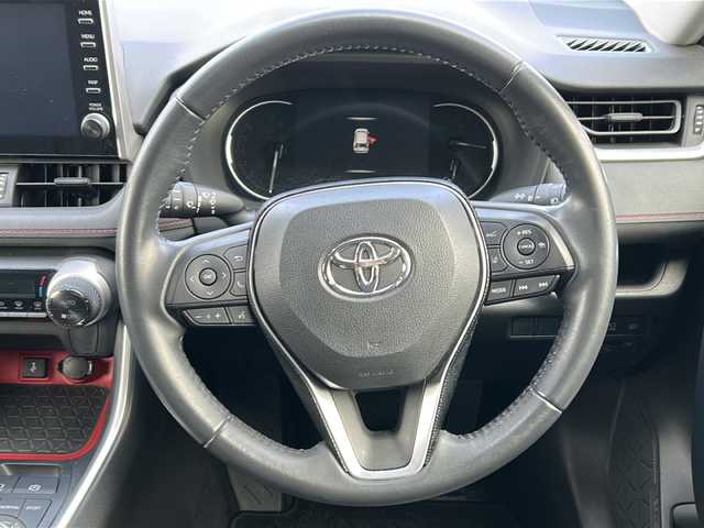 トヨタ ＲＡＶ４ アドベンチャー オフロードPKG 秋田県 2021(令3)年 7.4万km スーパーホワイトⅡ 4WD/純正9インチディスプレイオーディオ/ナビ、Bluetooth、フルセグTV/全方位カメラ/ETC/前後ドライブレコーダー/レーダークルーズコントロール/D席パワーシート/合皮シート/純正18インチAW/ルーフレール/スペアキー