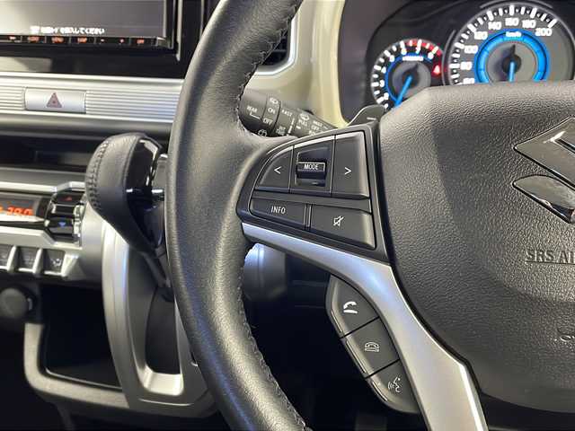 スズキ クロスビー HYBRID MZ 栃木県 2019(平31)年 2.8万km スピーディーブルーメタリック/ブラック2トーンルーフ 純正ナビ/（）/全方位カメラ/衝突軽減システム/車線逸脱抑制機能/横滑り防止/クリアランナソー/クルーズコントロール/前席シートヒーター/ドライブレコーダー/ビルトインETC/純正アルミホイール/社外フロアマット/電動格納ミラー/ステアリングスイッチ/ISOFIX/プッシュスタート/スマートキー