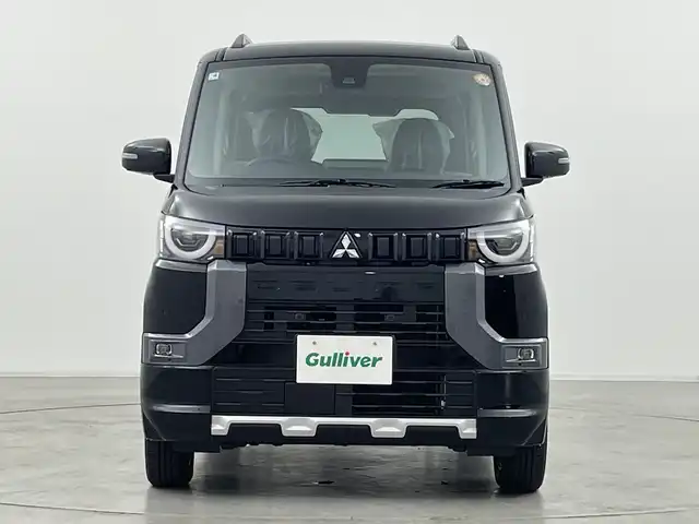 三菱 デリカミニ T プレミアム 群馬県 2025(令7)年 0.1万km未満 アメジストブラック 届出済未使用車　純正９型ディスプレイオーディオ　全周囲カメラ　電子ミラー　サイドデカール　マイパイロット　両側電動スライドドア　ハーフレザーシート　シートヒーター　ハンドルヒーター　ＬＥＤ　禁煙