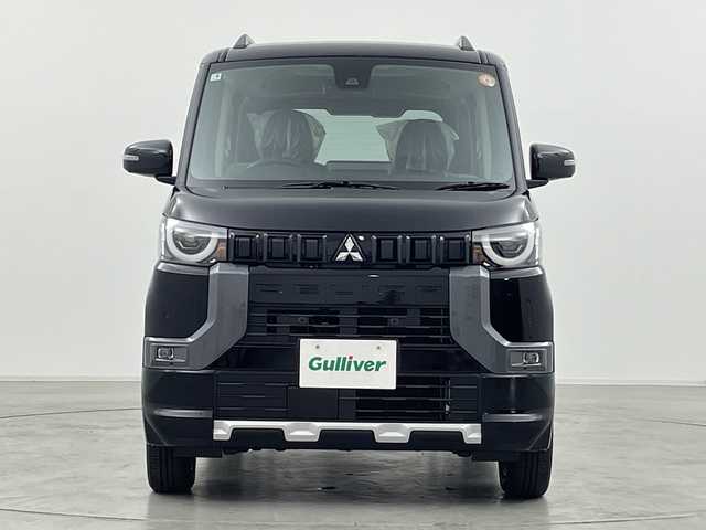 三菱 デリカミニ T プレミアム 福島県 2025(令7)年 0.1千km アメジストブラック 届出済未使用車　純正９型ディスプレイオーディオ　全周囲カメラ　電子ミラー　サイドデカール　マイパイロット　両側電動スライドドア　ハーフレザーシート　シートヒーター　ハンドルヒーター　ＬＥＤ　禁煙