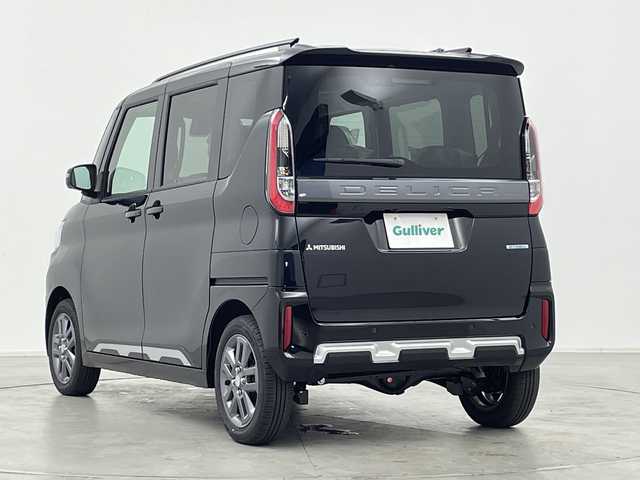 三菱 デリカミニ T プレミアム 福島県 2025(令7)年 0.1千km アメジストブラック 届出済未使用車　純正９型ディスプレイオーディオ　全周囲カメラ　電子ミラー　サイドデカール　マイパイロット　両側電動スライドドア　ハーフレザーシート　シートヒーター　ハンドルヒーター　ＬＥＤ　禁煙