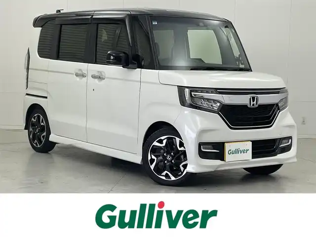 ホンダ Ｎ ＢＯＸ カスタム G L ターボ ホンダセンシング 茨城県 2019(令1)年 2.3万km パールⅡ 純正ナビ/バックカメラ/フルセグ/衝突被害軽減/レーンキープ/レーダークルーズコントロール/オートマチックハイビーム/両側電動スライドドア/シートヒーター/ETC/ドラレコ/純正15インチAW/LEDヘッドライト/スマートキー