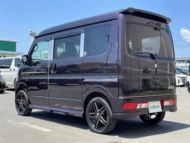 スズキ エブリィ ワゴン PZターボ スペシャル 東京都 2019(平31)年 4.1万km ムーンライトバイオレットPM 純正ナビ/バックモニター/デュアルカメラブレーキサポート/両側電動スライドドア/ETC/ドライブレコーダー/横滑り防止措置/ステアリングスイッチ/スマートキー/プッシュスタート/オートステップ