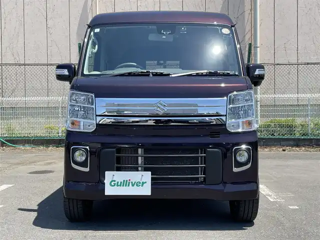 スズキ エブリィ ワゴン PZターボ スペシャル 東京都 2019(平31)年 4.1万km ムーンライトバイオレットPM 純正ナビ/バックモニター/デュアルカメラブレーキサポート/両側電動スライドドア/ETC/ドライブレコーダー/横滑り防止措置/ステアリングスイッチ/スマートキー/プッシュスタート/オートステップ