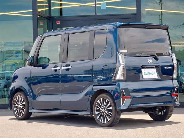 ダイハツ タント カスタム RS 東京都 2021(令3)年 3万km レーザーブルークリスタルシャイン ワンオーナー/9インチディーラーOPナビ（NSZN-Y71DS）/・フルセグTV・Bluetooth/アダプティブクルーズコントロール/全方位カメラ/シートヒーター/両側パワースライドドア/ドライブレコーダー/アイドリングストップ/純正フロアマット/純正1５インチアルミホイール/コーナーセンサー/ETC