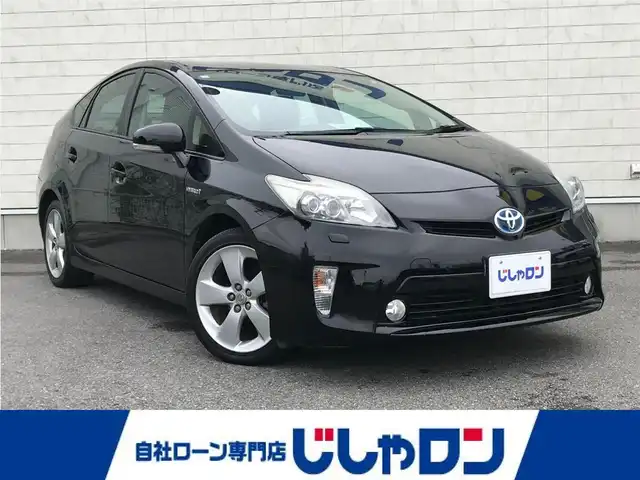 トヨタ プリウス S ツーリングセレクション 栃木県 2012(平24)年 5万km ブラック 株)IDOMが運営する【じしゃロン小山店】の自社ローン専用車両になります。こちらは現金またはオートローンご利用時の価格です。自社ローンご希望の方は別途その旨お申付け下さい//禁煙車/純正ワンセグナビ/（CD/AM/FMラジオ）/スマートキー/プッシュスタート/バックカメラ/ドライブレコーダー/ステアリングリモコン/電動格納ドアミラー/パワーウインドウ/防眩ミラー/オートライト