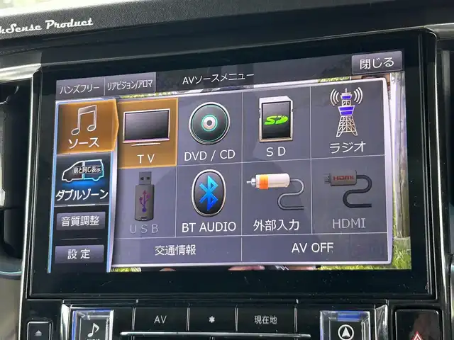 トヨタ ヴェルファイア Z Gエディション 奈良県 2017(平29)年 11.1万km ホワイトパールクリスタルシャイン シックスセンスフルエアロ　/１１型ナビ　[EX11Z]/１０型フリップダウン [RSA10S-L]/ビルトインカーアロマ /シックスセンス20型AW /サンルーフ /ハーフレザーシート /フルセグTV /電動リアゲート /コンビステアリング /ステアリングヒーター