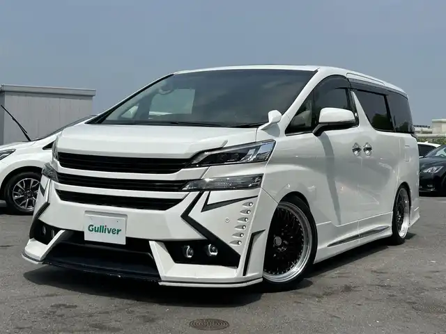 トヨタ ヴェルファイア Z Gエディション 奈良県 2017(平29)年 11.1万km ホワイトパールクリスタルシャイン シックスセンスフルエアロ　/１１型ナビ　[EX11Z]/１０型フリップダウン [RSA10S-L]/ビルトインカーアロマ /シックスセンス20型AW /サンルーフ /ハーフレザーシート /フルセグTV /電動リアゲート /コンビステアリング /ステアリングヒーター