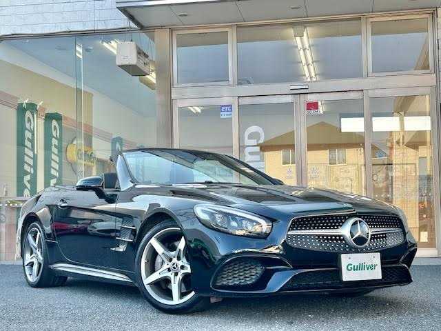 メルセデス・ベンツ ＳＬ４００ 埼玉県 2017(平29)年 5.4万km オブシディアンブラック メーカーナビ/バックカメラ/レーダーセーフティパッケージ/レザーシート/ETC/レーダークルーズコントロール/パワーシート/シートヒーター/プッシュスタート/取扱説明書/スペアキー