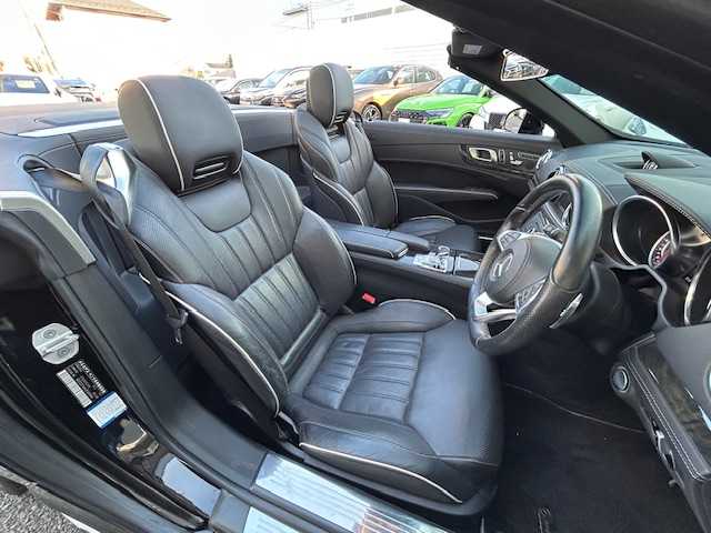メルセデス・ベンツ ＳＬ４００ 埼玉県 2017(平29)年 5.4万km オブシディアンブラック メーカーナビ/バックカメラ/レーダーセーフティパッケージ/レザーシート/ETC/レーダークルーズコントロール/パワーシート/シートヒーター/プッシュスタート/取扱説明書/スペアキー