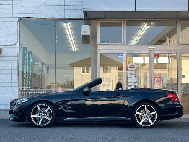メルセデス・ベンツ ＳＬ４００ 埼玉県 2017(平29)年 5.4万km オブシディアンブラック メーカーナビ/バックカメラ/レーダーセーフティパッケージ/レザーシート/ETC/レーダークルーズコントロール/パワーシート/シートヒーター/プッシュスタート/取扱説明書/スペアキー