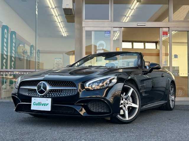 メルセデス・ベンツ ＳＬ４００ 埼玉県 2017(平29)年 5.4万km オブシディアンブラック メーカーナビ/バックカメラ/レーダーセーフティパッケージ/レザーシート/ETC/レーダークルーズコントロール/パワーシート/シートヒーター/プッシュスタート/取扱説明書/スペアキー