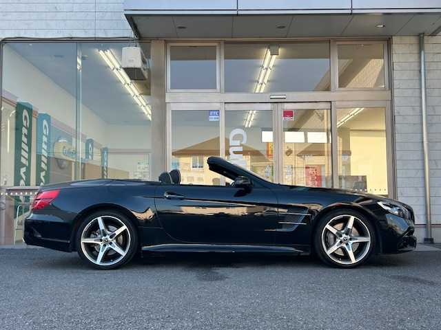 メルセデス・ベンツ ＳＬ４００ 埼玉県 2017(平29)年 5.4万km オブシディアンブラック メーカーナビ/バックカメラ/レーダーセーフティパッケージ/レザーシート/ETC/レーダークルーズコントロール/パワーシート/シートヒーター/プッシュスタート/取扱説明書/スペアキー