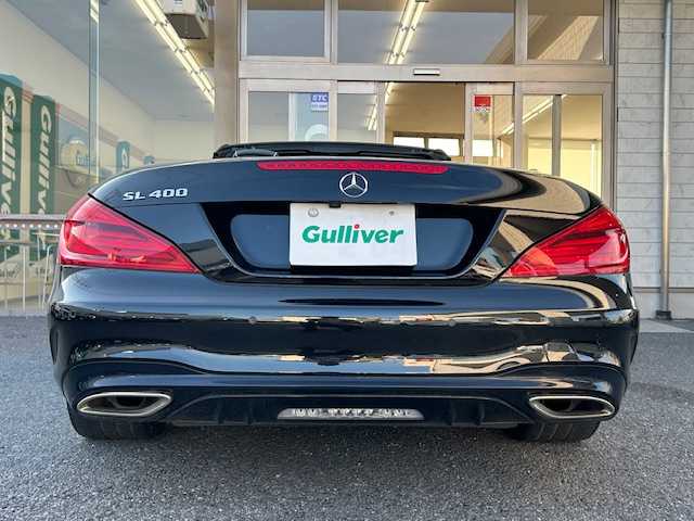 メルセデス・ベンツ ＳＬ４００ 埼玉県 2017(平29)年 5.4万km オブシディアンブラック メーカーナビ/バックカメラ/レーダーセーフティパッケージ/レザーシート/ETC/レーダークルーズコントロール/パワーシート/シートヒーター/プッシュスタート/取扱説明書/スペアキー