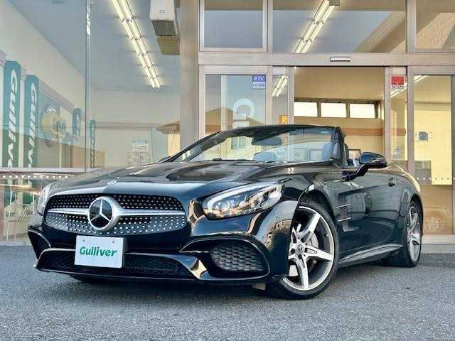 メルセデス・ベンツ ＳＬ４００ 埼玉県 2017(平29)年 5.4万km オブシディアンブラック メーカーナビ/バックカメラ/レーダーセーフティパッケージ/レザーシート/ETC/レーダークルーズコントロール/パワーシート/シートヒーター/プッシュスタート/取扱説明書/スペアキー