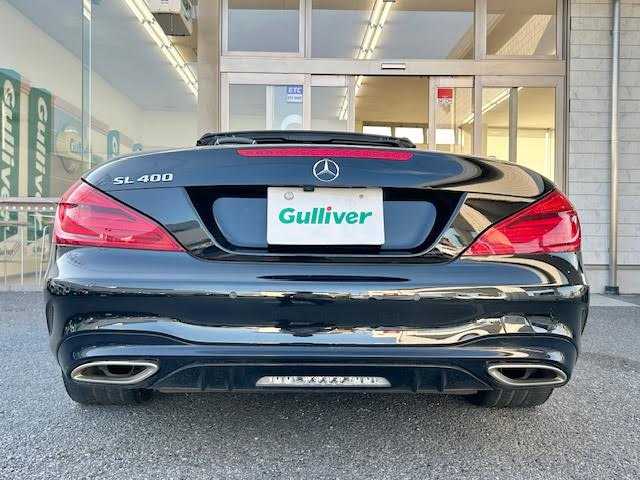メルセデス・ベンツ ＳＬ４００ 埼玉県 2017(平29)年 5.4万km オブシディアンブラック メーカーナビ/バックカメラ/レーダーセーフティパッケージ/レザーシート/ETC/レーダークルーズコントロール/パワーシート/シートヒーター/プッシュスタート/取扱説明書/スペアキー