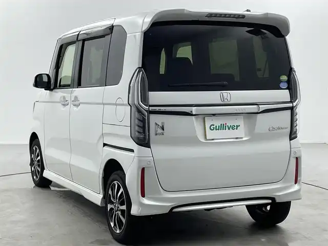 ホンダ Ｎ ＢＯＸ カスタム G L ホンダセンシング 福島県 2020(令2)年 2.9万km プラチナホワイトパール ４WD/純正9インチナビ/【AM/FM/CD/Bluetooth/フルセグTV/USB】/バックカメラ/ETC/片側パワースライドドア/ホンダセンシング/・衝突軽減ブレーキ/・クルーズコントロール（追従有）/・車線逸脱警報機能/・レーンキープアシスト/シートヒーター/プッシュスタート/スマートキー/スペアキー/オートライト/LEDヘッドライド