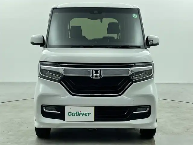 ホンダ Ｎ ＢＯＸ カスタム G L ホンダセンシング 福島県 2020(令2)年 2.9万km プラチナホワイトパール ４WD/純正9インチナビ/【AM/FM/CD/Bluetooth/フルセグTV/USB】/バックカメラ/ETC/片側パワースライドドア/ホンダセンシング/・衝突軽減ブレーキ/・クルーズコントロール（追従有）/・車線逸脱警報機能/・レーンキープアシスト/シートヒーター/プッシュスタート/スマートキー/スペアキー/オートライト/LEDヘッドライド