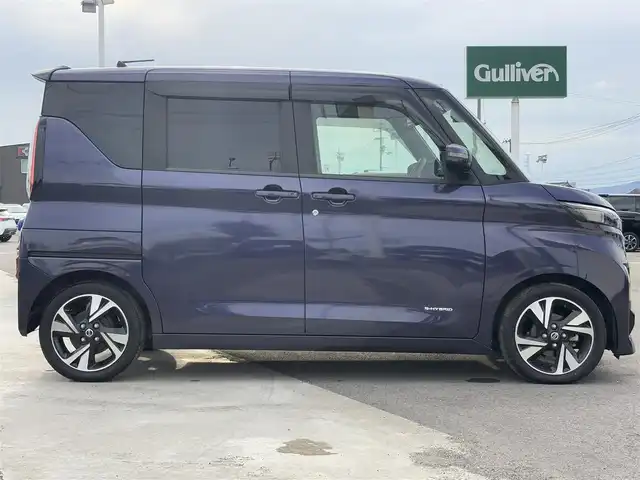 日産 ルークス HWS Gターボ プロパイロットED 徳島県 2020(令2)年 4.6万km アメジストパープル 純正9インチナビ/（Bluetooth/DTV/CD/DVD/FM/AM）/全方位カメラ/両側電動スライドドア/ICターボ/プロパイロット/衝突軽減/車線逸脱警報/前後コーナーセンサー/踏み間違い防止/後席テーブル/LEDヘッドライト/ブレーキホールド/ETC/純正ドラレコ