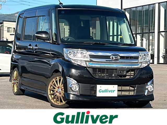 ダイハツ タント カスタム X トップED SA 道南・函館 2015(平27)年 9.2万km ブラックマイカメタリック /社外メモリーナビ//フルセグTV//夏冬タイヤ//社外ドライブレコーダー（前後）//社外エンジンスターター//バックカメラ//スマートアシスト//片側パワースライドドア//アイドリングストップ//横滑り防止//プッシュスタート//スマートキー//スペアキー