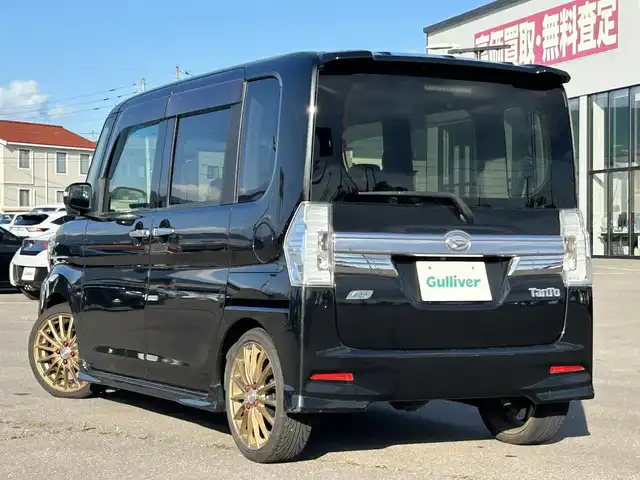 ダイハツ タント カスタム X トップED SA 道南・函館 2015(平27)年 9.2万km ブラックマイカメタリック /社外メモリーナビ//フルセグTV//夏冬タイヤ//社外ドライブレコーダー（前後）//社外エンジンスターター//バックカメラ//スマートアシスト//片側パワースライドドア//アイドリングストップ//横滑り防止//プッシュスタート//スマートキー//スペアキー