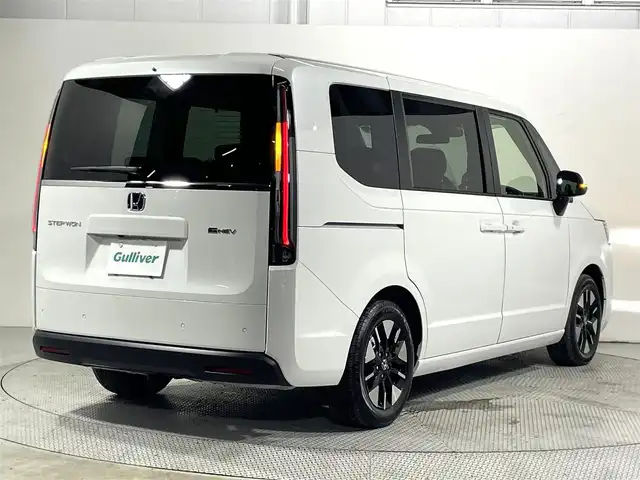 ホンダ ステップワゴン eHEV エアー EX 大阪府 2025(令7)年 0.1千km プラチナホワイトパール 未使用車　純正大型ナビＴＶ　ホンダセンシング　衝突軽減　両側パワスラ　シートヒーター　バックカメラ　オートマチックハイビーム　ＬＥＤヘッドライト　レーンアシスト　アイドリングストップ　電動リアゲート