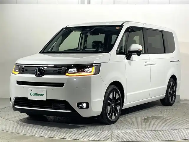 ホンダ ステップワゴン eHEV エアー EX 大阪府 2025(令7)年 0.1千km プラチナホワイトパール 未使用車　純正大型ナビＴＶ　ホンダセンシング　衝突軽減　両側パワスラ　シートヒーター　バックカメラ　オートマチックハイビーム　ＬＥＤヘッドライト　レーンアシスト　アイドリングストップ　電動リアゲート