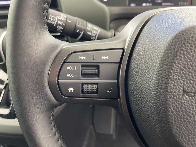 ホンダ フリード ハイブリット e:HEV クロスター 岐阜県 2025(令7)年 0.1千km メテオロイドグレーメタリック 純正9インチナビ/フルセグ/BT/USB/AppleCarPlay/バックカメラ/両側パワースライドドア/ハーフレザーシート/シートヒーター/革巻きステアリング/ステアリングスイッチ/レーダークルーズコントロール/コーナーセンサー/衝突軽減ブレーキ/レーンキープ/LEDヘッドライト