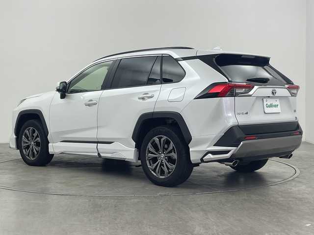 トヨタ ＲＡＶ４ ハイブリッドG 群馬県 2024(令6)年 0.5万km プラチナホワイトパールマイカ サンルーフ　モデリスタエアロ　純正１０．５型ナビ　全周囲カメラ　シートベンチレーション　アダプティブクルーズコントロール　衝突被害軽減ブレーキ　ＢＳＭ　ＬＥＤ　ＥＴＣ２．０　スマートキー　禁煙車