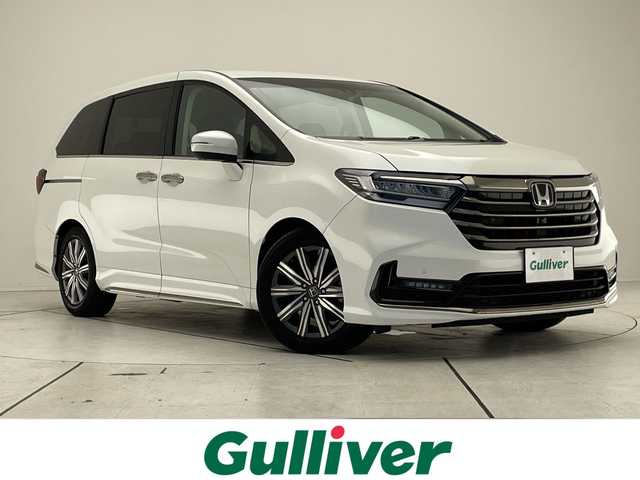 ホンダ オデッセイ アブソルート 愛知県 2021(令3)年 3.7万km プラチナホワイトパール ホンダセンシング/純正10.5型ナビ/フリップダウンモニター/全方位カメラ/両側パワースライドドア/クルーズコントロール/バックカメラ/コーナーセンサー/純正アルミホイール/ETC2.0/LEDヘッドライト/パドルシフト/リアオートエアコン/オートライト/ドライブレコーダー/衝突軽減システム/フルセグ/CD DVD/Bluetooth/ステアリングスイッチ/スマートキー/プッシュスタート
