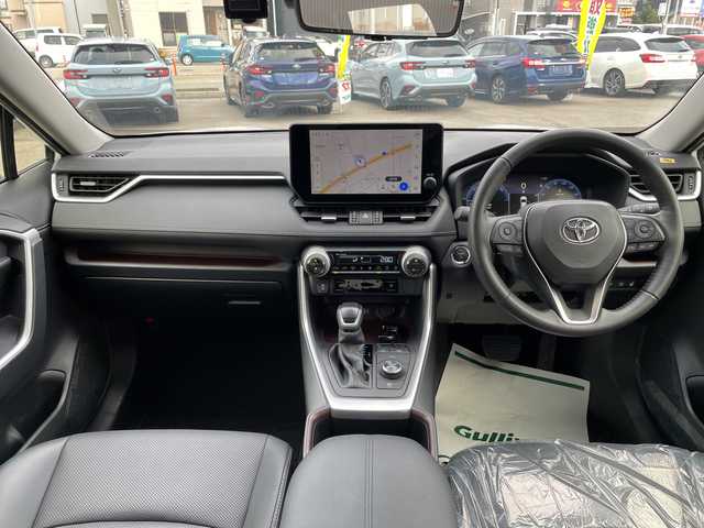 トヨタ ＲＡＶ４ ハイブリッドG 石川県 2024(令6)年 1.8万km パール ４ＷＤ　純正１０．５型ナビ　フルセグＴＶ　全方位カメラ　ＬＥＤヘッドライト　ＴＲＤエアロ　革シート　デジタルミラー　ブラインドスポットモニター　パワーバックドア　純正アルミ　ＥＴＣ２．０　ドラレコ