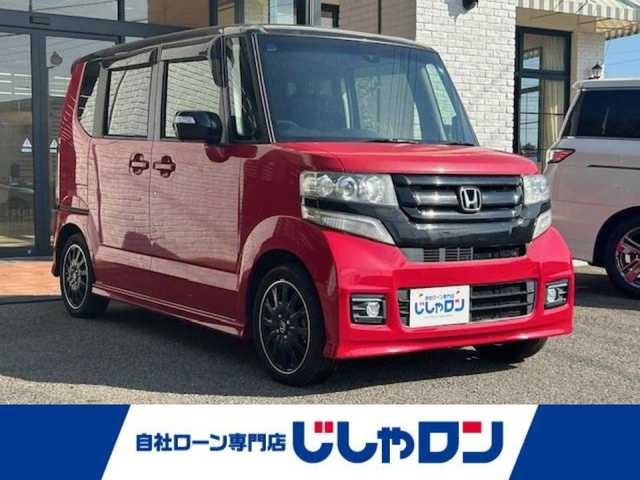 ホンダ Ｎ ＢＯＸ カスタム G ターボSSパッケージ 高知県 2017(平29)年 10万km 赤／黒 (株)IDOMが運営する【じしゃロン高知店】の自社ローン専用車両になります。こちらは現金またはオートローンご利用時の価格です。自社ローンご希望の方は別途その旨お申付け下さい