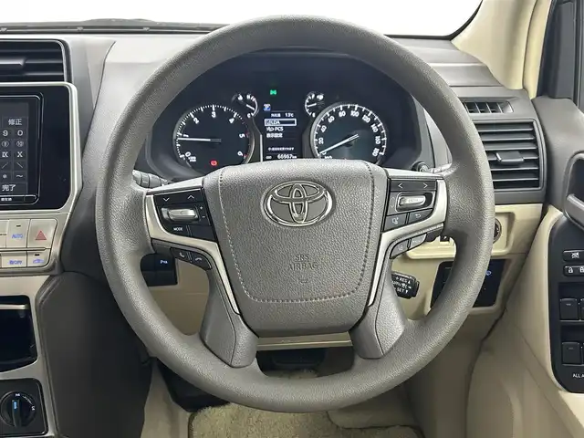 トヨタ ランドクルーザー プラド TX 熊本県 2018(平30)年 6.7万km ブラック 禁煙車　/前後ドライブレコーダー　/HDMI/USB/ビルトインＥＴＣ　/レーダークルーズコントロール/バックカメラ　/前後クリアランスソナー　/プリクラッシュセーフティ/レーンデェパーチャアラート/ダウンヒルアシスト　/パーキングアシスト/横滑り防止　/ヘッドライトウォッシャー/オートライト　/オートマチックハイビーム/フォグライト/スマートキー/プッシュスタート/スペアキー1本/保証書/取扱説明書