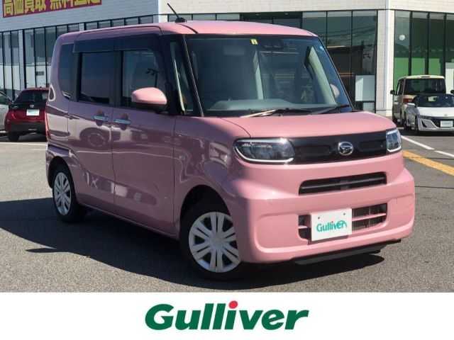 ダイハツ タント X 神奈川県 2019(令1)年 3.2万km ブルーミングピンクメタリック ワンオーナー/純正メモリナビ/(AM/FM/CD/DVD/BT/フルセグ)/バックカメラ/両側パワースライドドア/衝突軽減ブレーキ/レーンキープアシスト/横滑り防止装置/オートマチックハイビーム/LEDオートライト/コーナーセンサー/ドライブレコーダー/ベンチシート/ダブル＋サイドエアバッグ/プッシュスタート/スマートキー/スペアキー/取扱説明書/保証書