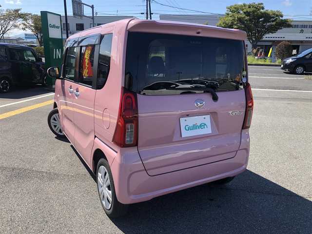 ダイハツ タント X 神奈川県 2019(令1)年 3.2万km ブルーミングピンクメタリック ワンオーナー/純正メモリナビ/(AM/FM/CD/DVD/BT/フルセグ)/バックカメラ/両側パワースライドドア/衝突軽減ブレーキ/レーンキープアシスト/横滑り防止装置/オートマチックハイビーム/LEDオートライト/コーナーセンサー/ドライブレコーダー/ベンチシート/ダブル＋サイドエアバッグ/プッシュスタート/スマートキー/スペアキー/取扱説明書/保証書