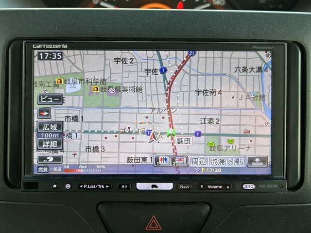 ダイハツ タント X SAⅡ 岐阜県 2015(平27)年 7万km ホワイト /ワンオーナー//社外HDDナビ(AVIC-HRZ990)/(TV/DISC/MSV/FM/AM)//片側パワースライドドア//スマートアシストII//アイドリングストップ//スマートキー//スペアキーx1//オートリトラクタブルミラー