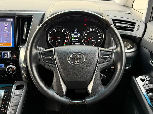 トヨタ アルファード S Cパッケージ 福岡県 2017(平29)年 5万km ブラック ALPINE10型メモリナビ(フルセグTV/CD/DVD/BT)バックモニターALPINE後席モニターWサンルーフコーナーセンサー電動リアゲート両側パワスラクルコンETCパワーシートハーフレザーシートハンドルヒーター純正LEDヘッドライト純正18インチアルミホイール純正フロアマット