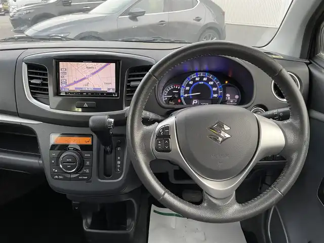 スズキ ワゴンＲ スティングレー X 石川県 2014(平26)年 7.4万km 黒 4WD/社外メモリーナビ/ワンセグTV/HIDヘッドライト/ETC/スマートキー/プッシュスタート/電動ミラー/レーダーブレーキ/Wエアバッグ