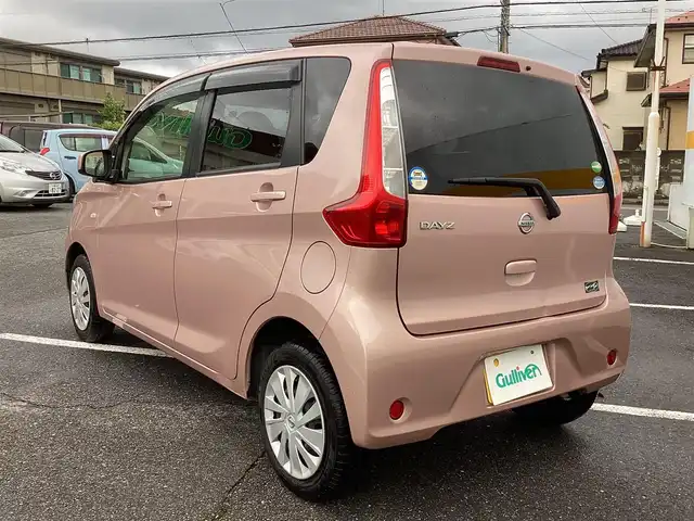 日産 デイズ J 千葉県 2014(平26)年 2.8万km シルキーローズM ワンオーナー/メモリナビ/キーレス/取扱説明書/保証書
