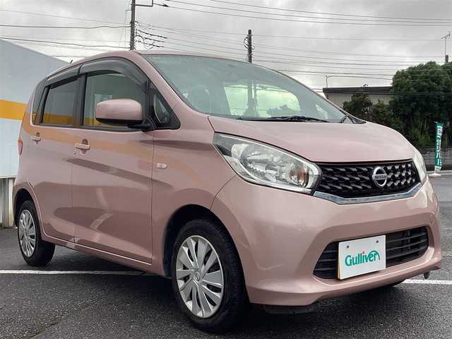 日産 デイズ J 千葉県 2014(平26)年 2.8万km シルキーローズM ワンオーナー/メモリナビ/キーレス/取扱説明書/保証書