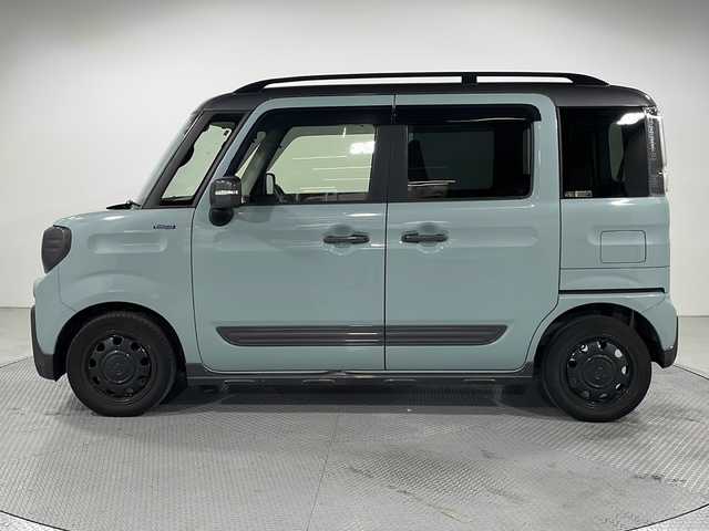 マツダ フレアワゴンタフスタイル 広島県 2020(令2)年 2.3万km ライトブルー 禁煙/純正ナビ/・Bluetooth/・フルセグTV/・USB入力端子/両側パワースライドドア/LEDライト/・オートライト/・フォグランプ/シートヒーター/車線逸脱警報機能/ふらつき警報機能/先行車発進お知らせ機能/リアパーキングセンサー/誤発進抑制機能/ＳＲＳエアバッグ(運転席/助手席/サイド)/オートエアコン/折り畳み式シートバックテーブル