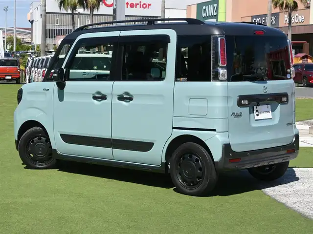 マツダ フレアワゴンタフスタイル ハイブリッドXS 千葉県 2020(令2)年 2.3万km ライトブルー 禁煙/純正ナビ/・Bluetooth/・フルセグTV/・USB入力端子/両側パワースライドドア/LEDライト/・オートライト/・フォグランプ/シートヒーター/車線逸脱警報機能/ふらつき警報機能/先行車発進お知らせ機能/リアパーキングセンサー/誤発進抑制機能/ＳＲＳエアバッグ(運転席/助手席/サイド)/オートエアコン/折り畳み式シートバックテーブル