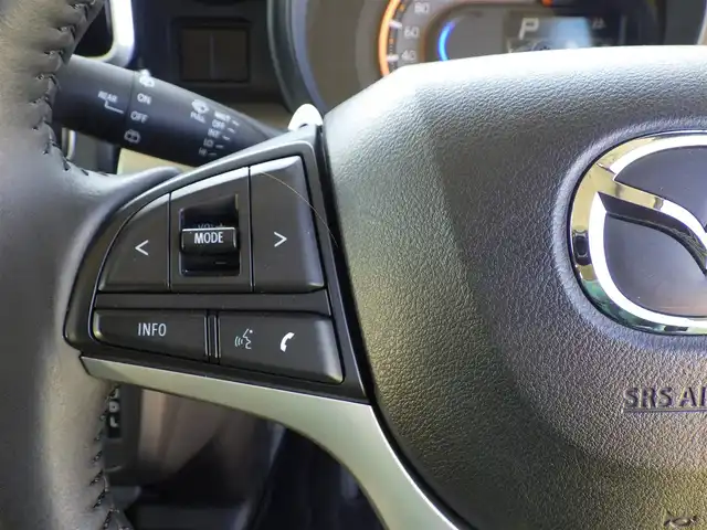 マツダ フレアワゴンタフスタイル ハイブリッドXS 千葉県 2020(令2)年 2.3万km ライトブルー 禁煙/純正ナビ/・Bluetooth/・フルセグTV/・USB入力端子/両側パワースライドドア/LEDライト/・オートライト/・フォグランプ/シートヒーター/車線逸脱警報機能/ふらつき警報機能/先行車発進お知らせ機能/リアパーキングセンサー/誤発進抑制機能/ＳＲＳエアバッグ(運転席/助手席/サイド)/オートエアコン/折り畳み式シートバックテーブル