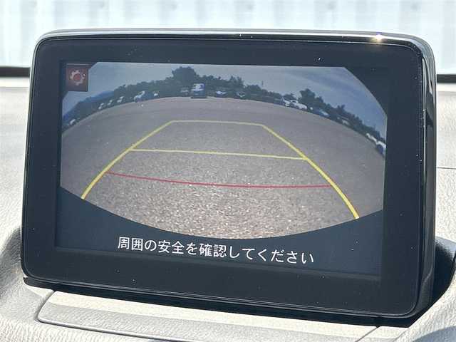マツダ デミオ 13S ツーリング Lパッケージ 愛媛県 2017(平29)年 5.9万km ディープクリムゾンマイカ 純正ナビ/Ｂカメ/レーダークルコン/ＢＳＭ/衝突軽減システム/レーンキープアシスト/ハーフレザー/シートヒーター/純正１５ＡＷ/ＥＴＣ/ＨＵＤ/ＬＥＤオートライト/革ステアリング/ドラレコ/コーナーセンサー