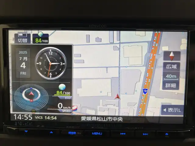 スズキ ラパン ＬＣ X 愛媛県 2022(令4)年 1.3万km フォーンベージュM ・ナビ（ワンセグＴＶ・ＢＴ・ＳＤ・ＣＤ・ＤＶＤ・ＦＭ・ＡＭ）/・前後ドラレコ　/・Ｄ席シートヒーター　/・衝突軽減ブレーキ　/・レーンキープアシスト　/・ＵＳＢ充電