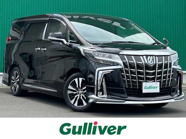 トヨタ アルファード S Cパッケージ 宮城県 2022(令4)年 5.1万km ブラック モデリスタエアロ（F/S/R）/モデリスタマフラー/ヒッチメンバー/セーフティセンス/・プリクラッシュセーフティ/・レーントレーシングアシスト/・ロードサインアシスト/・アダプティブハイビームシステム/・レーダークルーズコントロール（全車速追従機能付）/パーキングサポートブレーキ（前後方静止物）/純正12インチフリップダウンモニター/9インチディスプレイオーディオ/・ナビ機能付/・Bluetooth/・HDMI/バックカメラ/ビルトインETC/ドライブレコーダー/AC100V/100Wコンセント/パワーバックドア/両側パワースライドドア/合皮シート/シートヒーター/ベンチレーション/パワーシート（運転席メモリー機能付）/ウッドコンビステアリング/ステアリングヒーター/電動パーキングブレーキ/ブレーキホールド/3眼LEDヘッドランプ/スマートキー＆プッシュスタート/純正18インチAW/純正ドアバイザー/純正フロアマット/W/サイド/カーテンエアバッグ