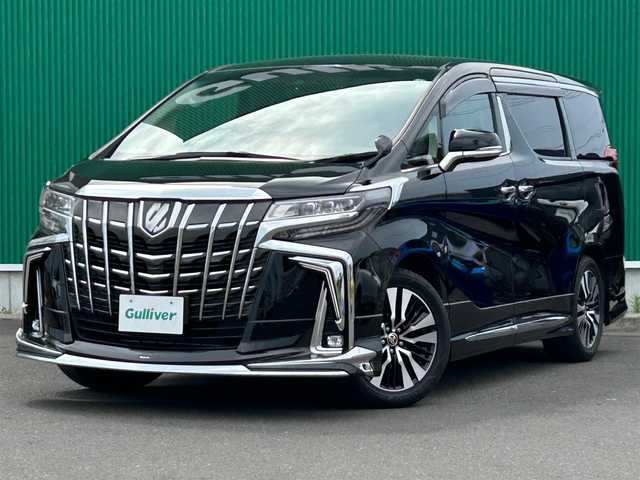 トヨタ アルファード S Cパッケージ 宮城県 2022(令4)年 5.1万km ブラック モデリスタエアロ（F/S/R）/モデリスタマフラー/ヒッチメンバー/セーフティセンス/・プリクラッシュセーフティ/・レーントレーシングアシスト/・ロードサインアシスト/・アダプティブハイビームシステム/・レーダークルーズコントロール（全車速追従機能付）/パーキングサポートブレーキ（前後方静止物）/純正12インチフリップダウンモニター/9インチディスプレイオーディオ/・ナビ機能付/・Bluetooth/・HDMI/バックカメラ/ビルトインETC/ドライブレコーダー/AC100V/100Wコンセント/パワーバックドア/両側パワースライドドア/合皮シート/シートヒーター/ベンチレーション/パワーシート（運転席メモリー機能付）/ウッドコンビステアリング/ステアリングヒーター/電動パーキングブレーキ/ブレーキホールド/3眼LEDヘッドランプ/スマートキー＆プッシュスタート/純正18インチAW/純正ドアバイザー/純正フロアマット/W/サイド/カーテンエアバッグ