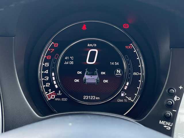 アバルト ５９５Ｃ ツーリズモ 山梨県 2016(平28)年 2.4万km グレー カロッツェリアナビ/黒革/オープン良/ＢＴ/ＣＤ/ＤＶＤ/社外グリル/黒革/Ｄサス/前ドラレコ/ＥＴＣ/純正１７ＡＷ/パドルシフト/ＨＩＤヘッドライト/Ｂソナー/スポーツモード/フォグ/取説/スペア